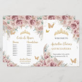 Pampas Padrinos-Programm für blaue Flora (Vorne/Hinten)