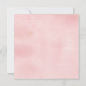 Pampas Pink Bow Brunch & Bubbly Brautparty Einladung (Rückseite)