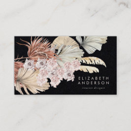 Pampas Stylist Beruflich Black Onyx Premium Visitenkarte