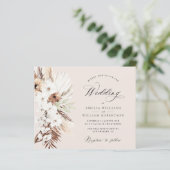 Pampasgras Blume Terrakotta Hochzeit (Stehend Vorderseite)