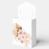 Pampasgras Boho Aquarellblütenhochzeit Geschenkschachtel (Geöffnet)