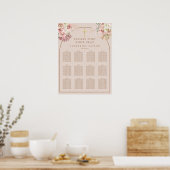 Pampasgras-Christen-Veranstaltung-Sitzplan Poster (Küche)
