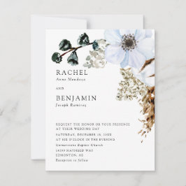Pampasgras Elegantes Boho-Hochzeitsblumenarrangeme Einladung