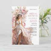 Pampasgras-Eukalyptus Einladung (Stehend Vorderseite)