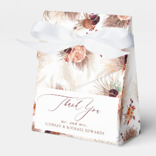 Pampasgras Terrakotta Blumen Tropisch  Geschenkschachtel