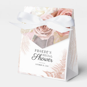 Pampasgras Terrakotta Botanischer Braut- Shower Geschenkschachtel