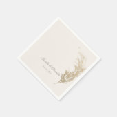 Pampasgras-Tischserviette Serviette (Ecke)