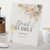 Pampelgras aus Brautparty Sockelschild (In Situ)