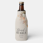 Pampelgras aus Brunch und Brautparty Flaschenkühler (Flaschenvorderseite)