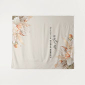 Pampelgras aus Brunch und Brautparty Wandteppich (Vorderseite (Horizontal))