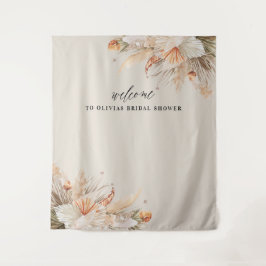 Pampelgras aus Brunch und Brautparty Wandteppich