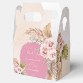 Pampelgras, rosa Bohrosa Kinderdusche Geschenkschachtel (Geöffnet)