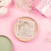 Pampelgras-Rose Serviette