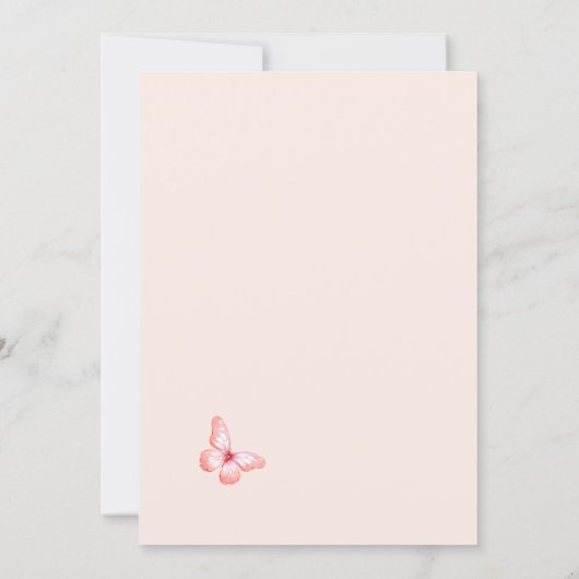 Pampelmuse-Brautparty Einladung (Rückseite)