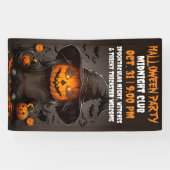 Pampelmuse-Party zu Halloween-Feiern Banner (Horizontal)