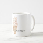 Pampelmusen-Eiscreme-Tüte Kaffeetasse (VorderseiteRechts)