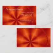 Pampelmusen-FarbVisitenkarte Visitenkarte (Vorne/Hinten)