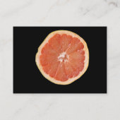 Pampelmusen-Scheibe Visitenkarte (Rückseite)