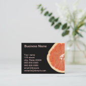 Pampelmusen-Scheibe Visitenkarte (Stehend Vorderseite)