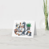 Pamper dich selbst karte (Vorderseite)