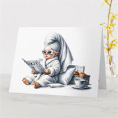 Pamper dich selbst karte (Gelbe Blume)