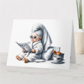 Pamper dich selbst karte (Vorderseite)