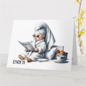 Pamper dich selbst karte (Gelbe Blume)