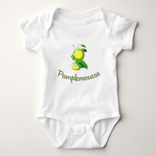 Pamplemousse Franzosen für Pampelmuse Baby Strampler (Vorderseite)