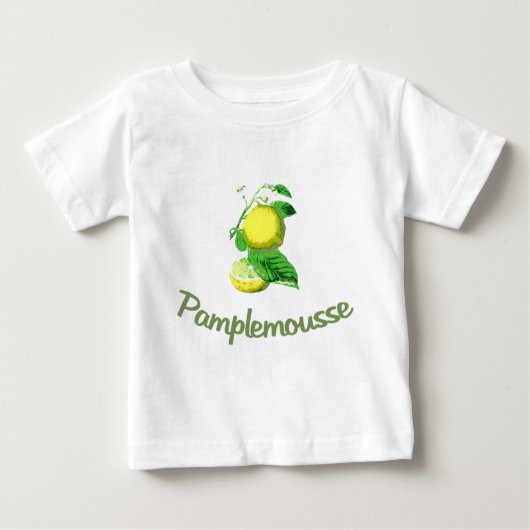 Pamplemousse Franzosen für Pampelmuse Baby T-shirt (Vorderseite)