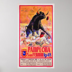 Pamplona 1948 poster