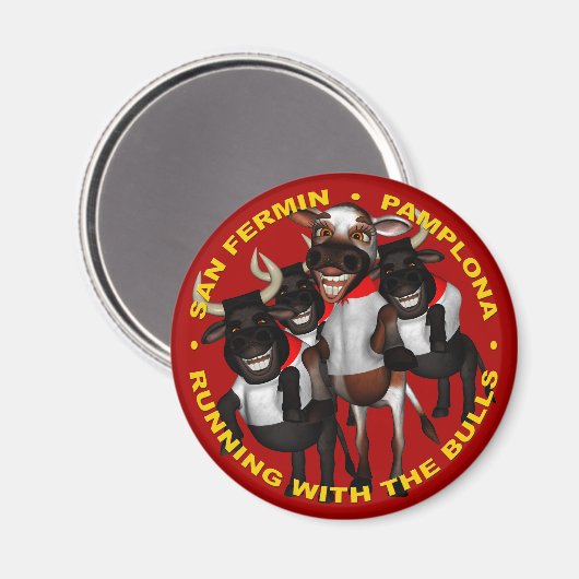Pamplona Magnet (Vorderseite/Rückseite)