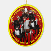Pamplona - San Fermin Keramikornament (Links)