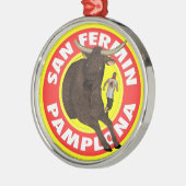 Pamplona - San Fermin Ornament Aus Metall (Links)