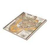 Pamplona Spanien 1882 Fliese (Seite)