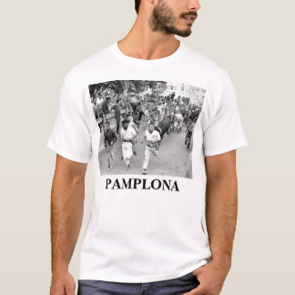 Pamplona Spanien Laufen der Bullen T-Shirt