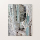 Pamukkale Blue & White Pools - Türkei Puzzle (Vertikal)