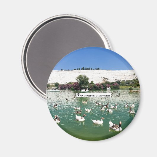 Pamukkale Magnet (Vorderseite/Rückseite)
