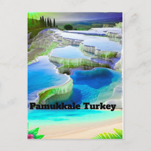 Pamukkale Postkarte Türkei Urlaub Reise Postkarten