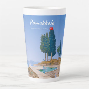 Pamukkale, Türkei - Große Thermalbecken Milchtasse