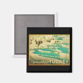 Pamukkale Türkei Magnet (Vorderseite/Rückseite)