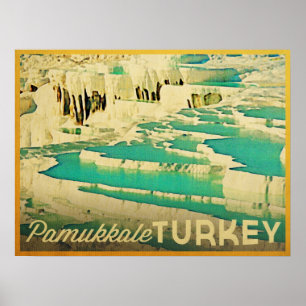 Pamukkale Türkei Poster