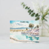 Pamukkale Türkei Reise Landschaft Postkarte (Stehend Vorderseite)