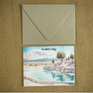 Pamukkale Türkei Reise Landschaft Postkarte