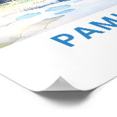 Pamukkale Türkei Reisebüro Poster (Ecke)