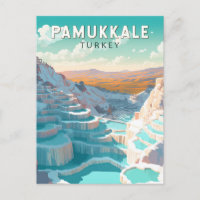 Pamukkale Türkei Reisen Vintag