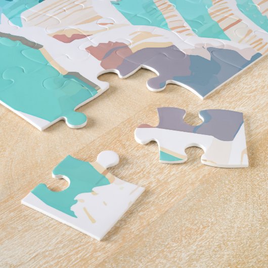 Pamukkale Türkei Reisen Vintag Puzzle (Seite)