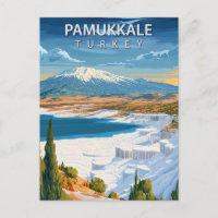 Pamukkale Türkei Thermalseen Vintage Türkisch