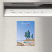 Pamukkale, Türkei - Thermische Becken flach Magnet (In Situ (Geschirrspüler))