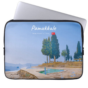 Pamukkale, Türkei - Thermische Becken Laptopschutzhülle