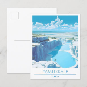 Pamukkale Türkei Travel Postkarte